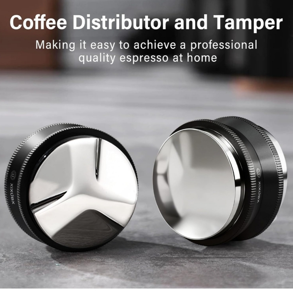 53.3 mm Stainless Steel Coffee Distributor and Tamper